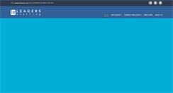 Desktop Screenshot of leadersstaffing.com