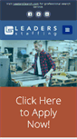 Mobile Screenshot of leadersstaffing.com